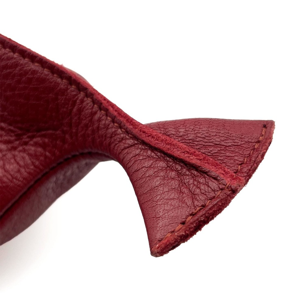 BOTTEGA VENETA coin purse/wallet, leather, red, for men and women. - Picture 7 of 12